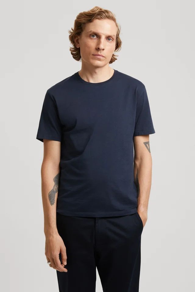 Nevy Blue Plain Unisex T-shirt | THE VIBZ