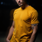 Musterd Yellow Unisex Plain T-shirt | THE VIBZ