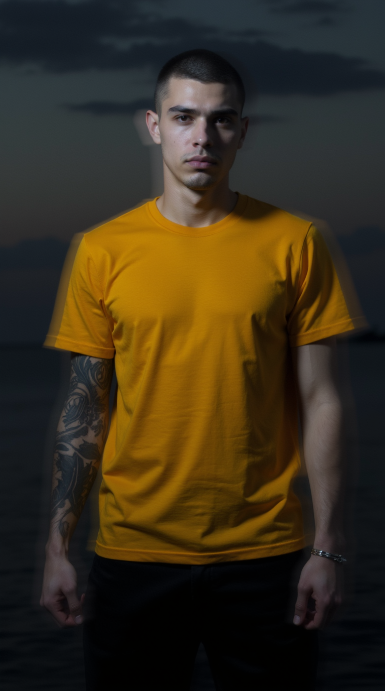 Musterd Yellow Unisex Plain T-shirt | THE VIBZ