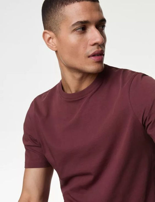 Marron Plain Unisex T-shirt | THE VIBZ